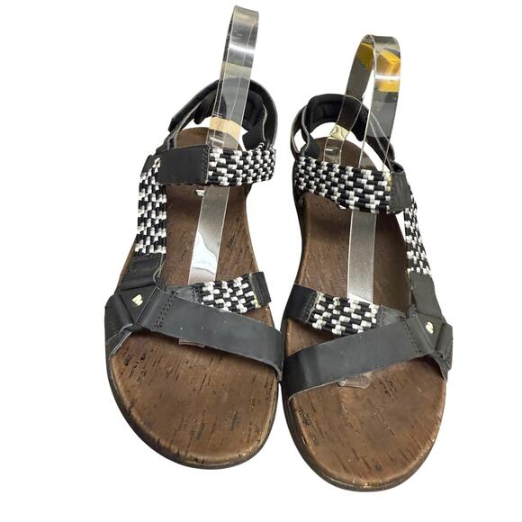 Merrell Around Town Sunvue Woven Slingback Sandal Women 9 M Black J94148 - Picture 2 of 7